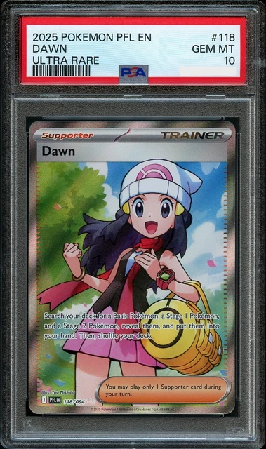 Pokemon Phantasmal Flames Dawn 118 PSA 10